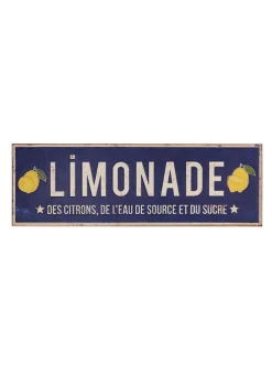 Plåtskylt Limonade 55×18,5 cm – Vintage Design