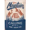 Plåtskylt Mountains 20×30 cm – Nostalgic Art