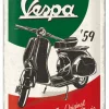 Plåtskylt Vespa Italian Classic 20×30 cm – Nostalgic Art