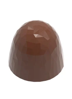 Pralinform Hög kupol Fasett – 29x29x25 mm – Chocolate World