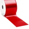 Presentband, RÖTT SIDENBAND EXTRA BRED i Satin 70 mm bred – 25 meter