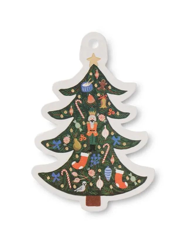 Presentetikett Nutcracker Tree – Rifle Paper Co – 8 st