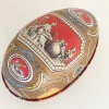 Påskägg i plåt – Fabergé – Rött