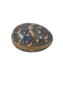 Påskägg William Morris 15 cm – Strawberry Thief
