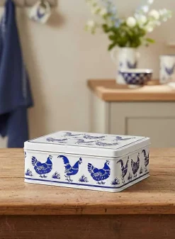 Rektangulärt skrin Blåa Hönor – Emma Bridgewater