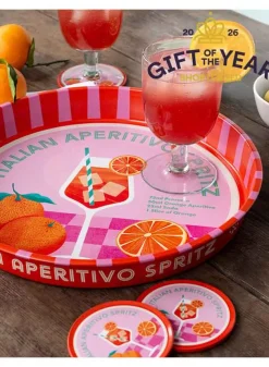 Rund Serveringsbricka i metall – Aperol Spritz – Rex London