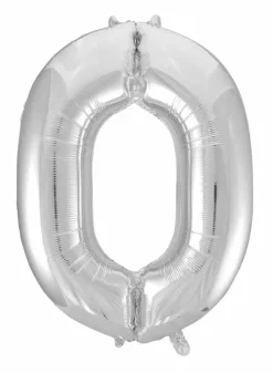 Sifferballong 86 cm – Silver – 0