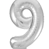 Sifferballong 86 cm – Silver – 9