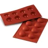 Silikonform Chokladbomb Kupoler Ø5 cm – SF004 Silikomart