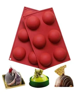 Silikonform SF002 Chokladbomb Kupoler Ø70 H35 mm – Silikomart