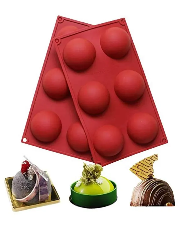 Silikonform SF002 Chokladbomb Kupoler Ø70 H35 mm – Silikomart