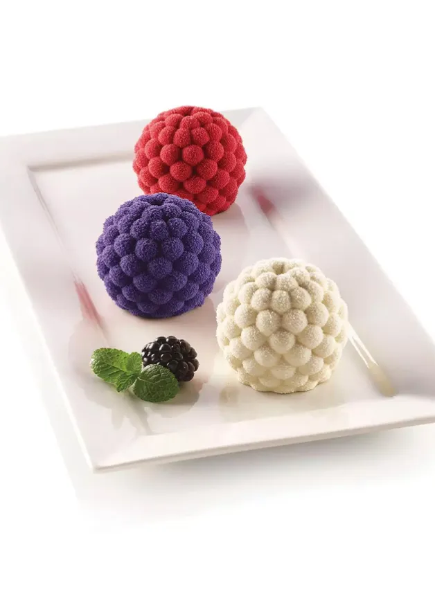 Silikonform Skogsbär 3D – Segreti del Bosco – Silikomart