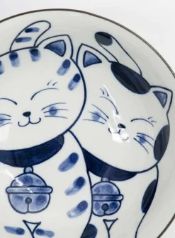Skål Ramen Kawaii Ramen Bowl Cat Neko 19.7×7.5cm 1000ml – Tokyo Design