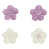 Sockerdekoration Flower Mix lila 24 st – Fun Cakes