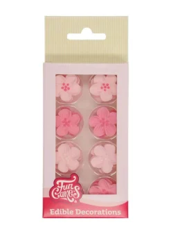 Sockerdekoration Rosa Blommix – FunCakes