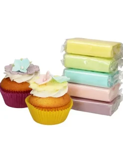 Sockerpasta Multipack Pastellfärger 5×100 gr – FunCakes