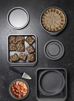 Stapelbara bakformar – Set i 7 delar – MasterClass MCSPSCAKE7PC