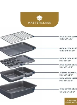 Stapelbara bakformar – Set i 7 delar – MasterClass – MCSPSBAKE7PC