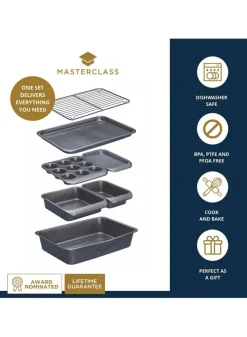 Stapelbara bakformar – Set i 7 delar – MasterClass – MCSPSBAKE7PC