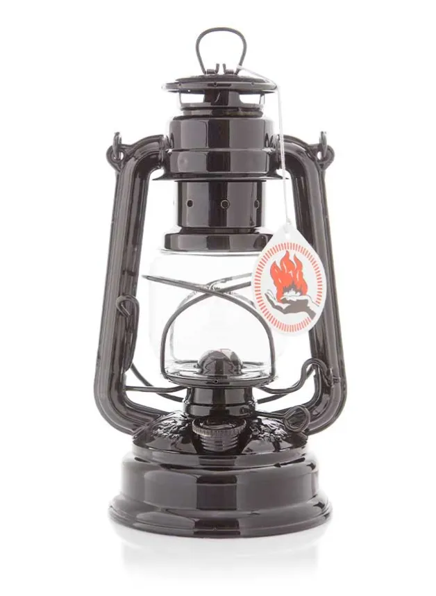 Stormlykta Feuerhand Hurricane 276 Svart