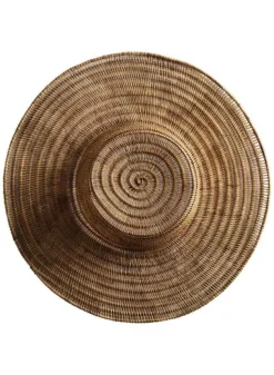 Stråhatt i Naturfärgad Palmfiber – Tine K