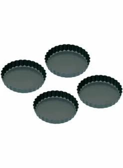Tartlettform/ Flan Löstagbar Botten Ø10 cm Non Stick – KitchenCraft