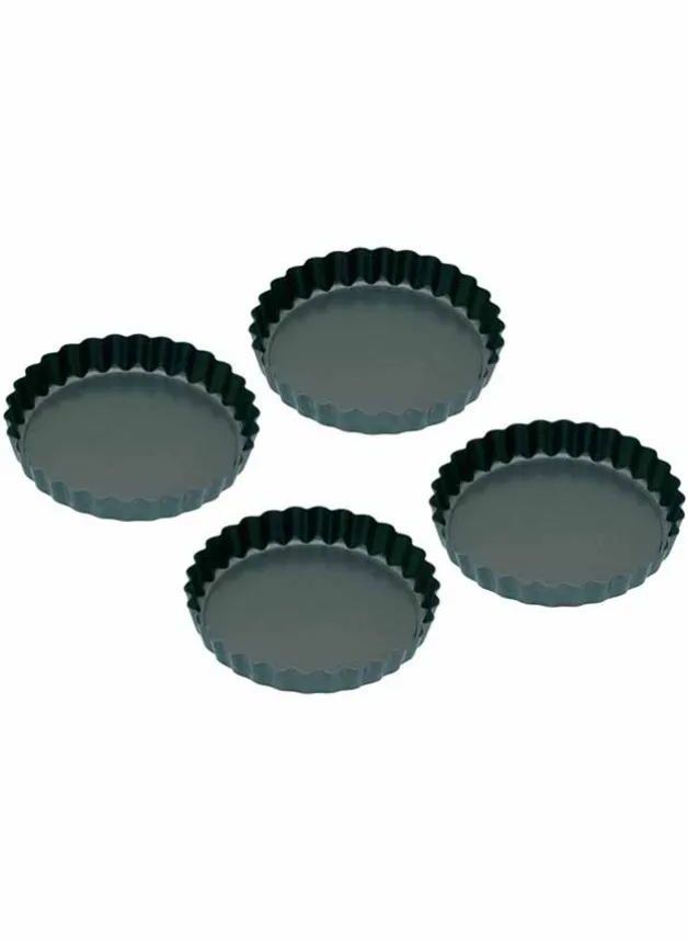 Tartlettform/ Flan Löstagbar Botten Ø10 cm Non Stick – KitchenCraft