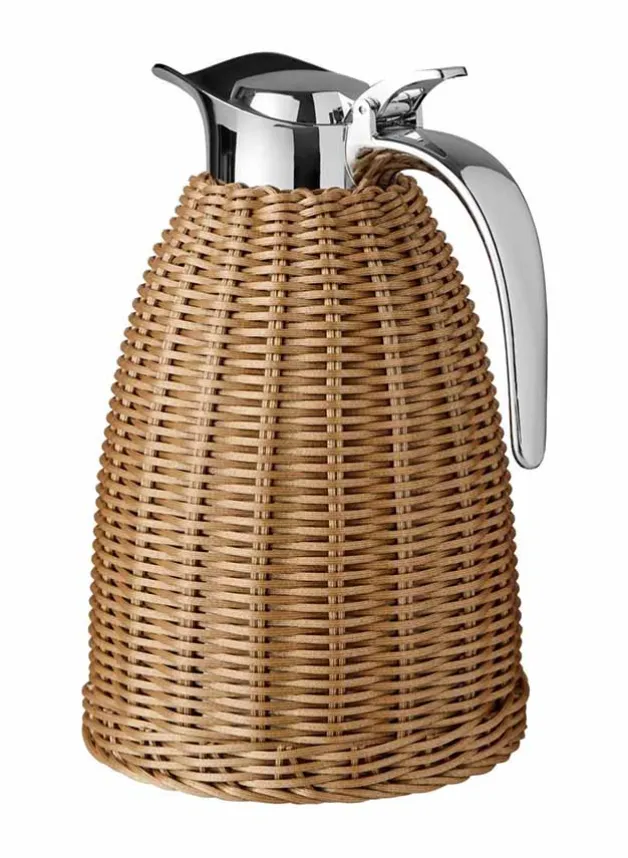 Termos Rottingflätning Brun 1,5 liter