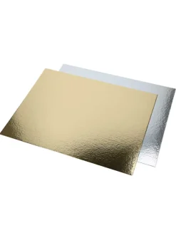 Tårtbricka 10-pack – Guld/Silver 30 x 30 cm – Leilas