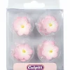 Tårtdekoration Daisy – Sockerblommor rosa