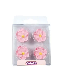 Tårtdekoration Rosa vildrosor – Sockerdekoration – Culpitt