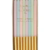 Tårtljus Ladurée Paris Gulddoppade – Meri Meri