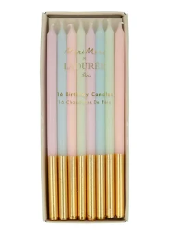 Tårtljus Ladurée Paris Gulddoppade – Meri Meri