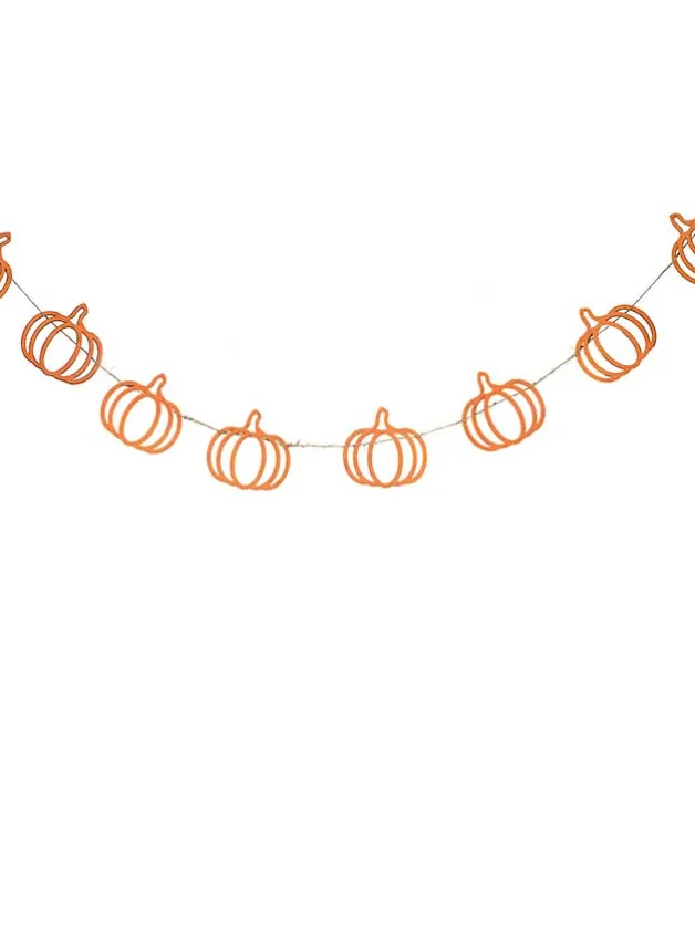 Utskuren pumpagirlang – Pumpkin 2 m – Ginger Ray